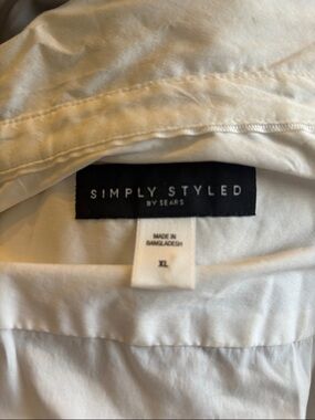 Simply Styled White and lavender Women's Blouse